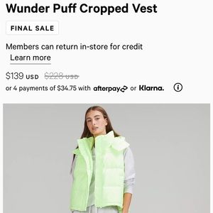 Lululemon Vest